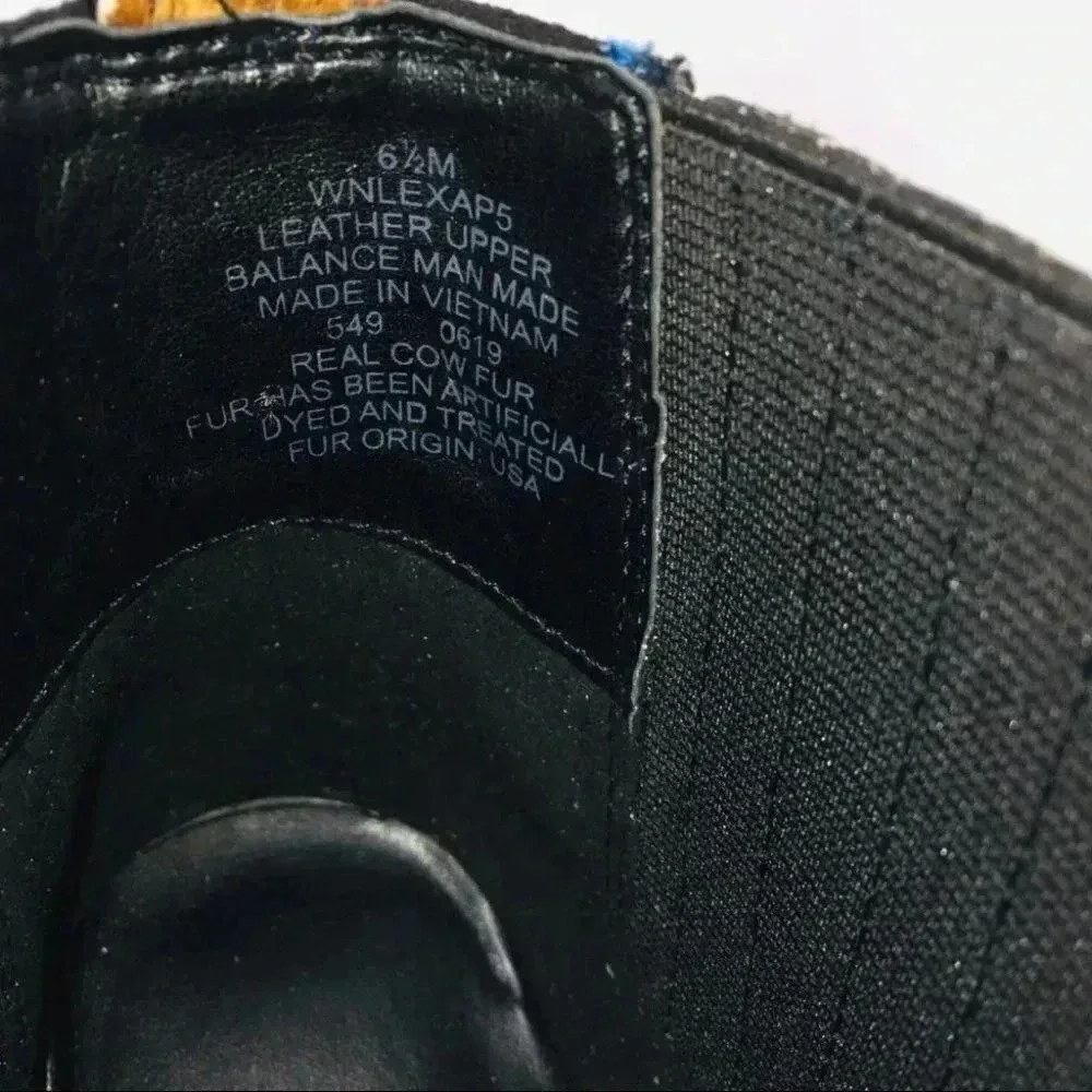 Nine West Lexa Calf Hair Ankle Booties Size 6.5M - Picture 10 of 13